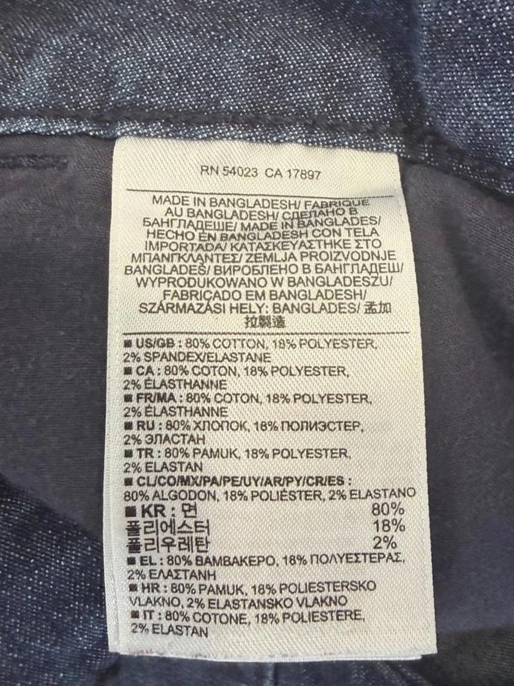 Banana Republic Navy Denim Short Shorts